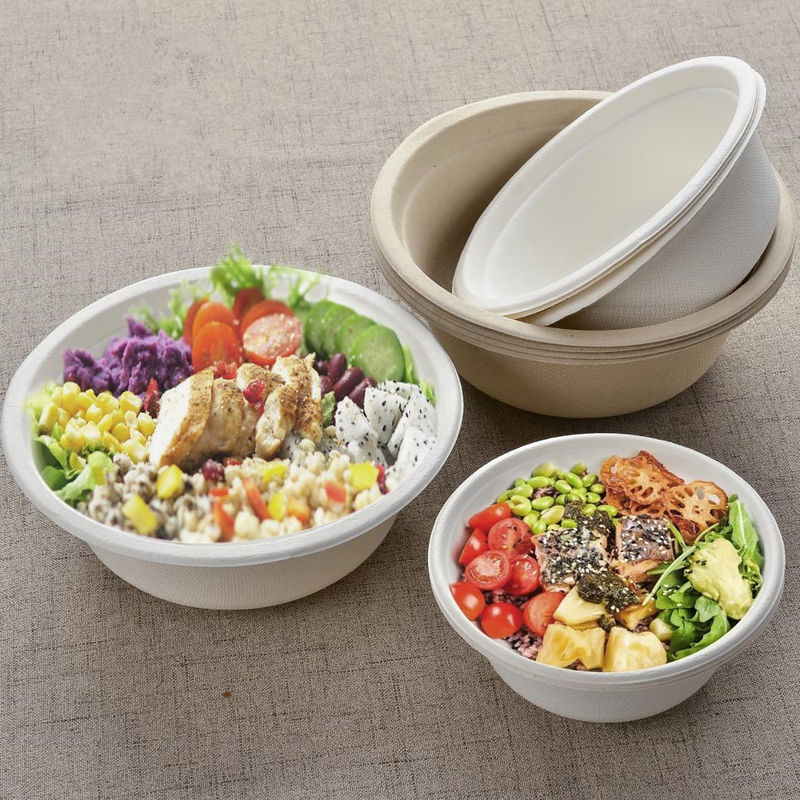 Mangkok Salad Kompos Pulp 350ml 400ml 460ml 500ml 680ml