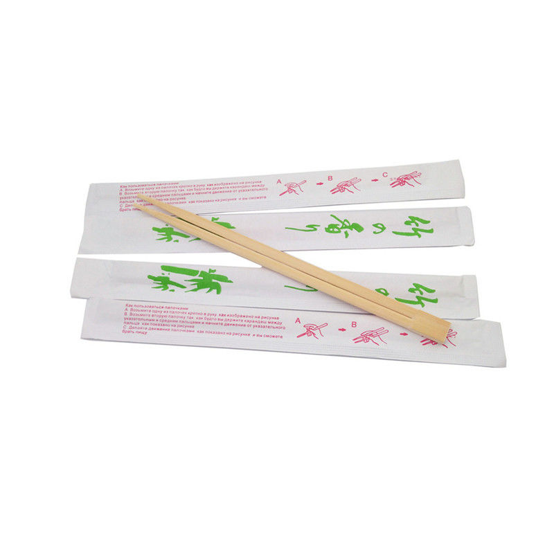 Sushi Ramah Lingkungan Sumpit Bambu Alami Dengan Paket Kertas