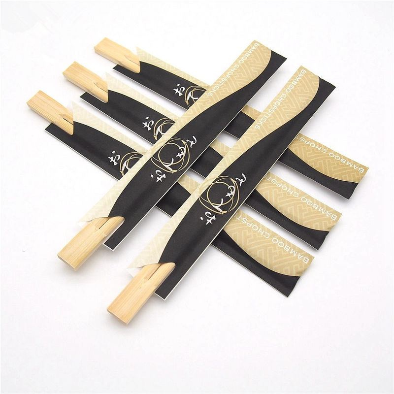 Ketebalan 4.5mm Kembar Sumpit Bambu Sekali Pakai Untuk Sushi