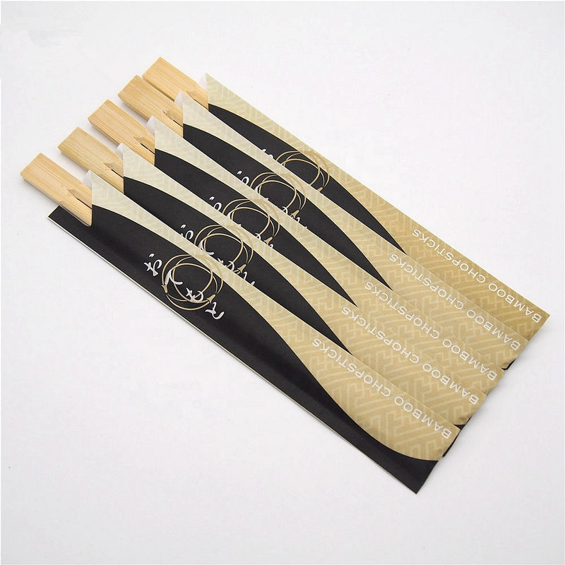 Ketebalan 4.5mm Kembar Sumpit Bambu Sekali Pakai Untuk Sushi