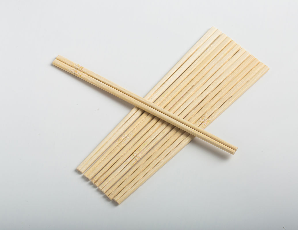 OPP Packing Twin Mao Bamboo Sumpit Sekali Pakai Dengan Simpul, sumpit telanjang