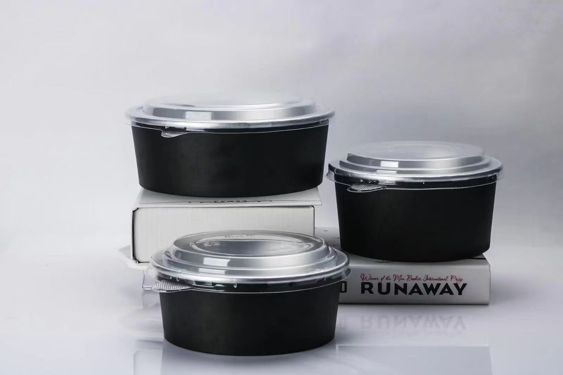 Kotak Aluminium Foil Sekali Pakai Salad Round Takeaway Untuk Memotong Buah