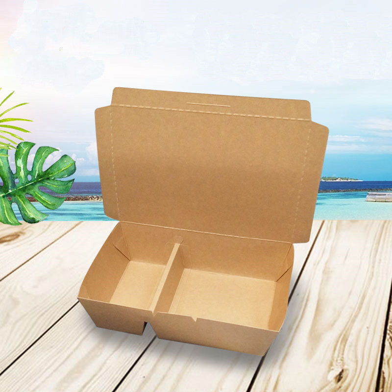 Satu Kompartemen Tebu Bagasse Wadah Makanan Sekali Pakai Biodegradable