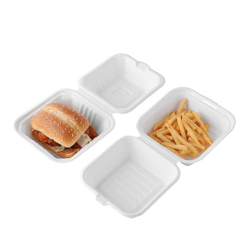 Daur Ulang Take To Go Bagasse Tebu Biodegradable Take Away Box Sekali Pakai