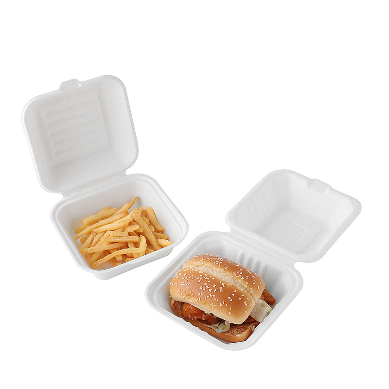 Daur Ulang Take To Go Bagasse Tebu Biodegradable Take Away Box Sekali Pakai