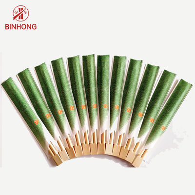 Sumpit Bambu Bulat Sekali Pakai Jepang Logo Kustom Kompos 18cm